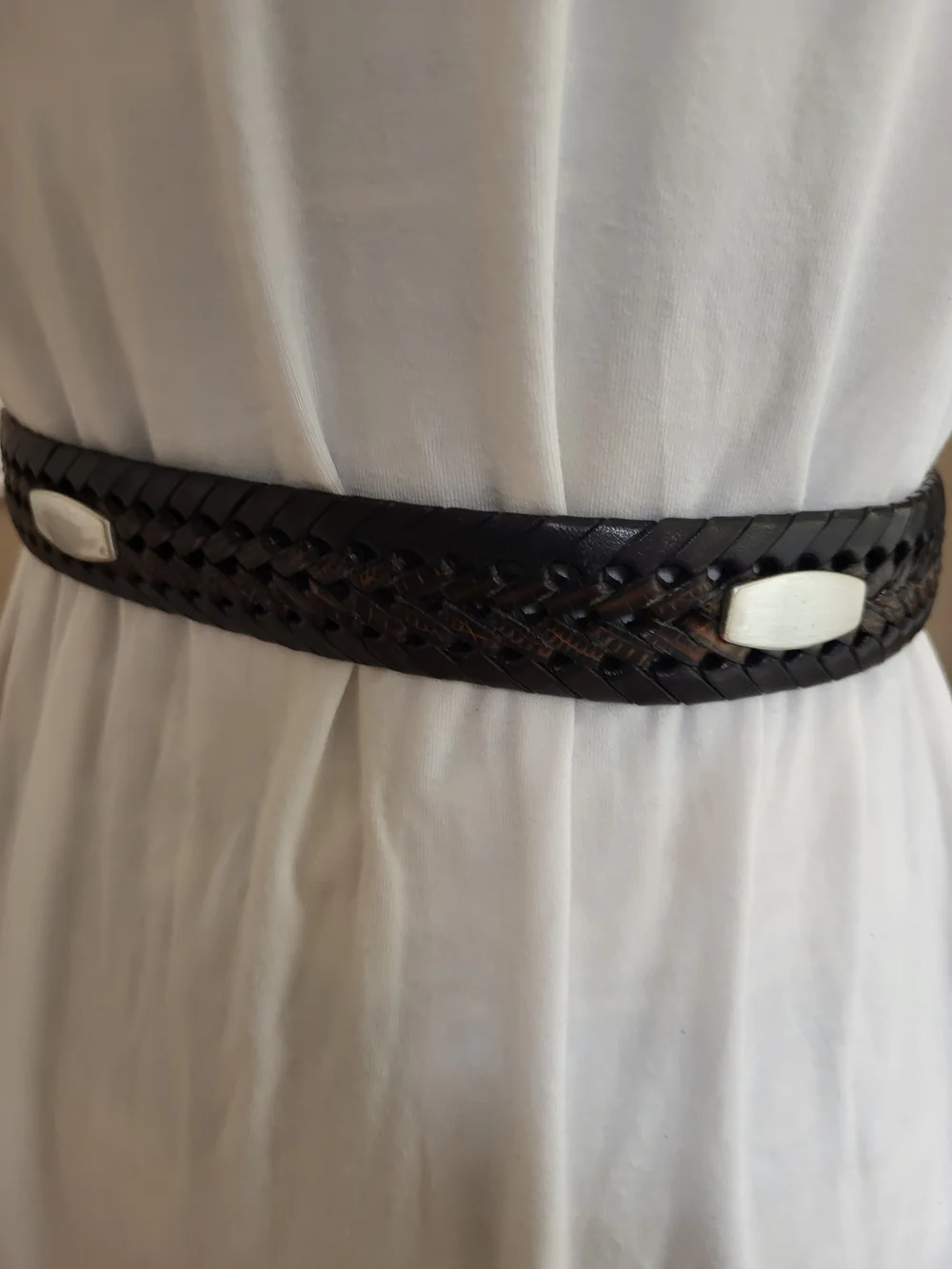 Brighton woven leather